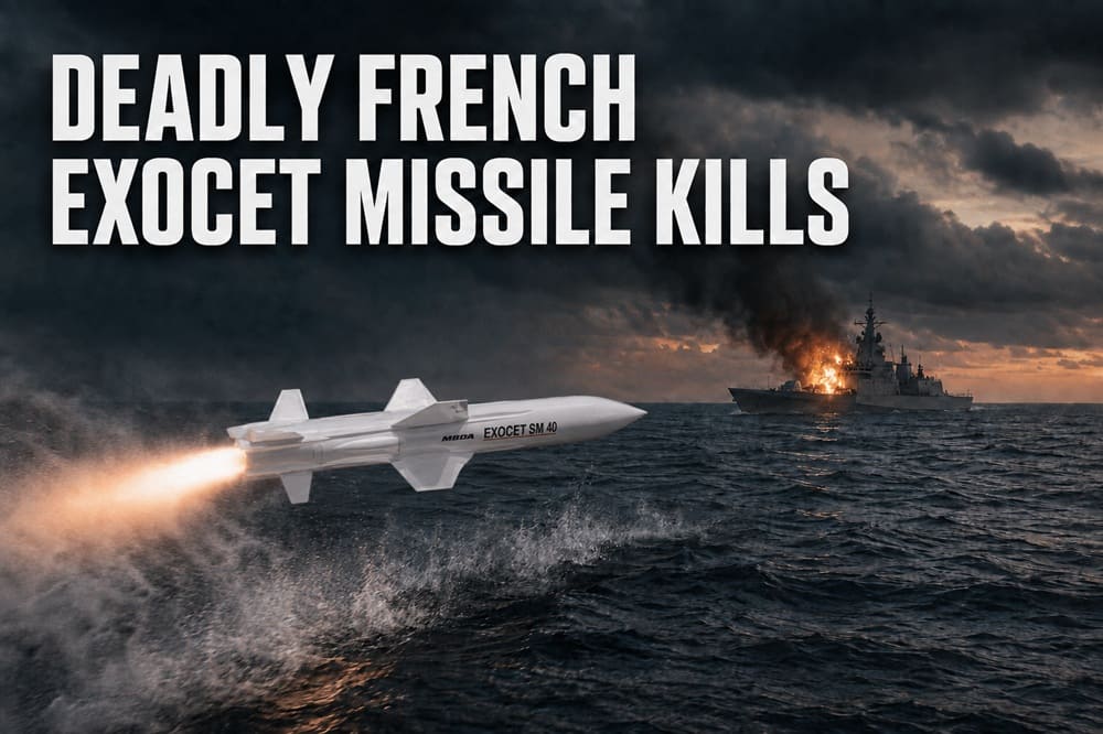Deadly French Exocet Missile Kills
