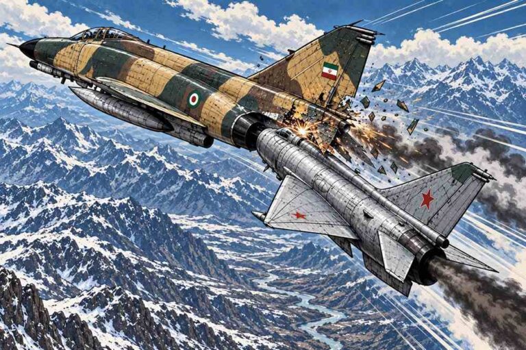 When a MiG-21 Rammed an RF-4C