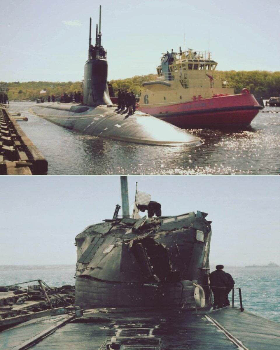 USS Baton Rouge and K-276 Kostroma — 1992