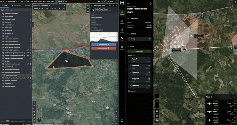 Maven Smart System Interface (a Palantir platform)