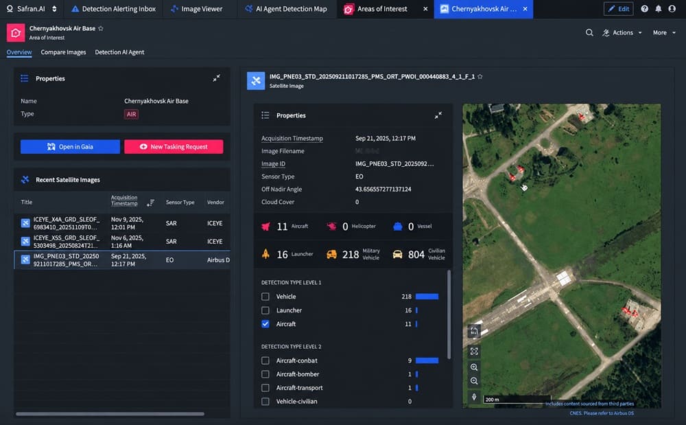 Maven Smart System Interface (a Palantir platform)